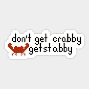 Crabby Sticker